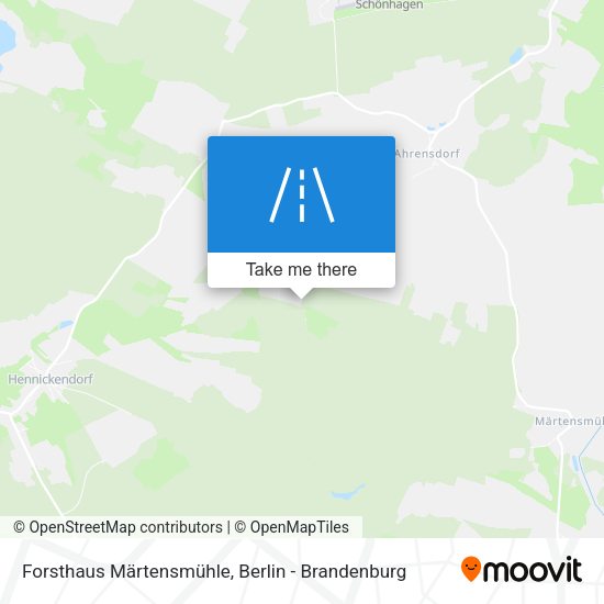 Forsthaus Märtensmühle map