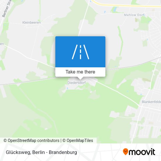 Glücksweg map