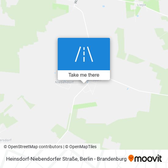 Heinsdorf-Niebendorfer Straße map