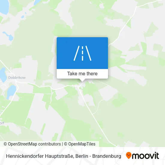 Карта Hennickendorfer Hauptstraße