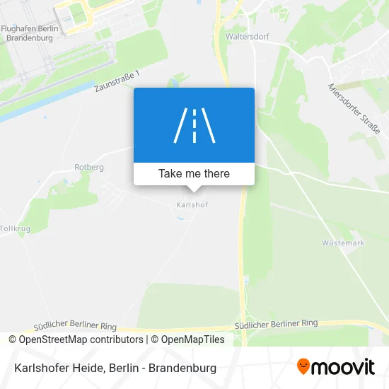 Karlshofer Heide map