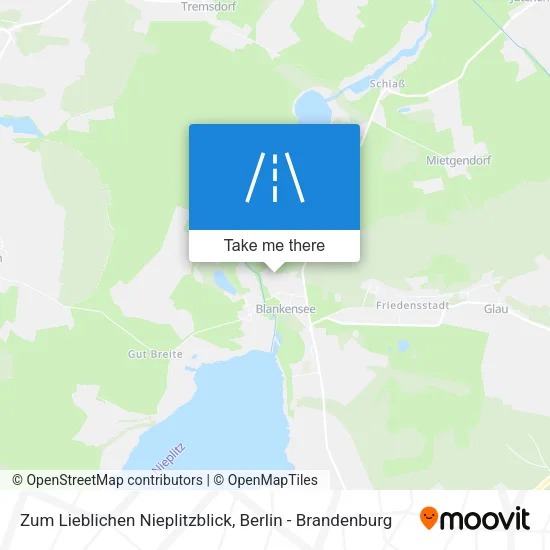 Карта Zum Lieblichen Nieplitzblick