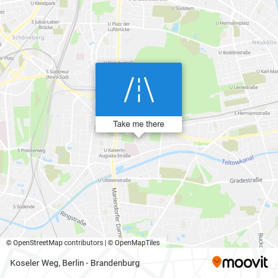 Карта Koseler Weg