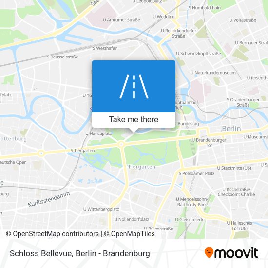 Schloss Bellevue map