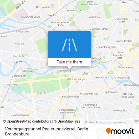Versorgungstunnel Regierungsviertel map