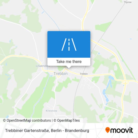 Trebbiner Gartenstraße map