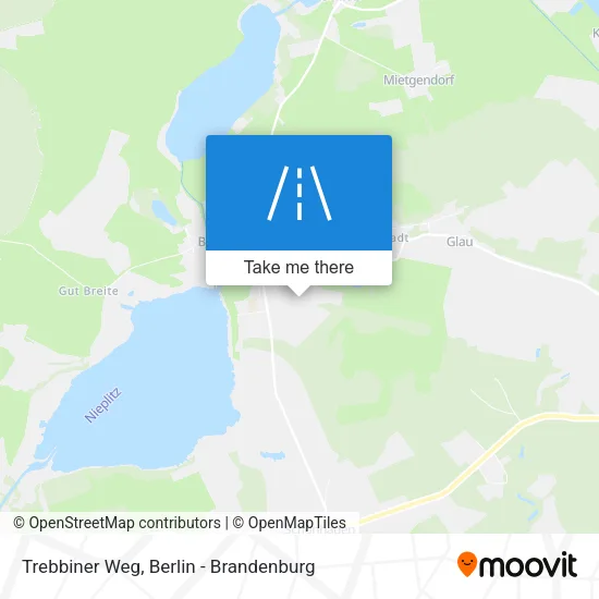 Карта Trebbiner Weg
