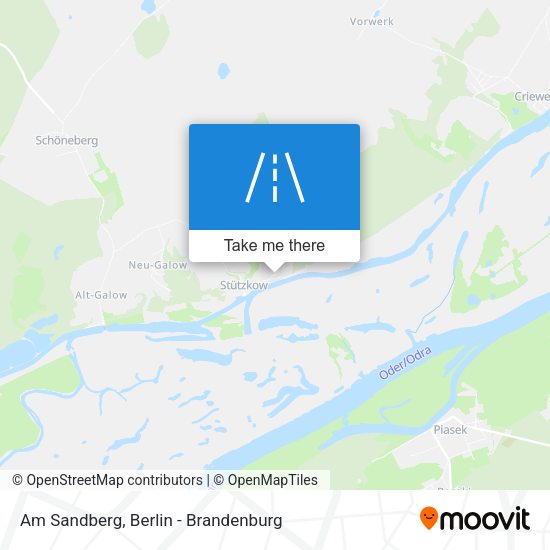 Am Sandberg map