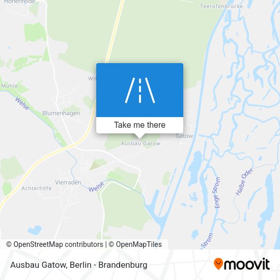 Ausbau Gatow map