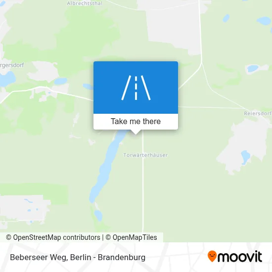 Beberseer Weg map