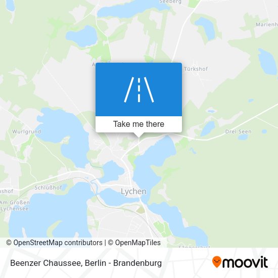 Beenzer Chaussee map