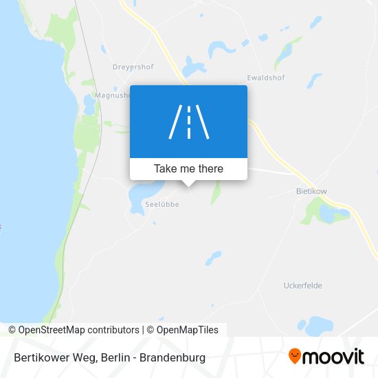 Bertikower Weg map