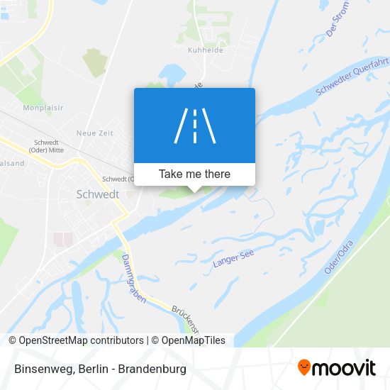 Binsenweg map