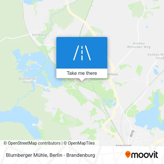 Blumberger Mühle map