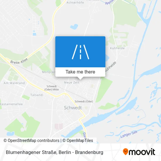 Карта Blumenhagener Straße