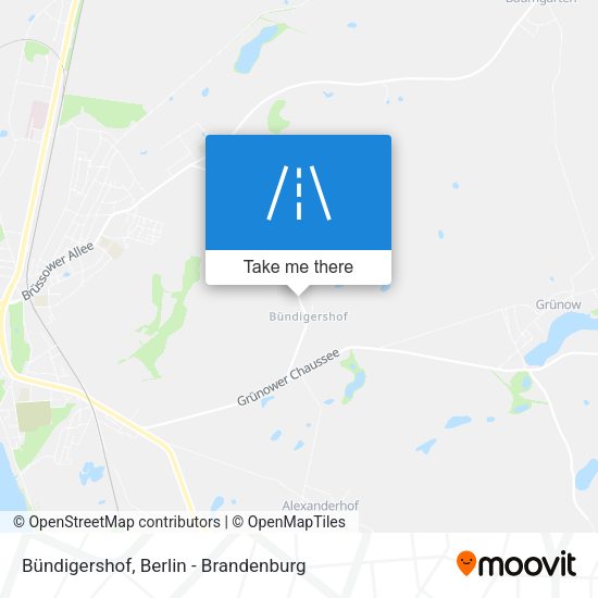 Bündigershof map