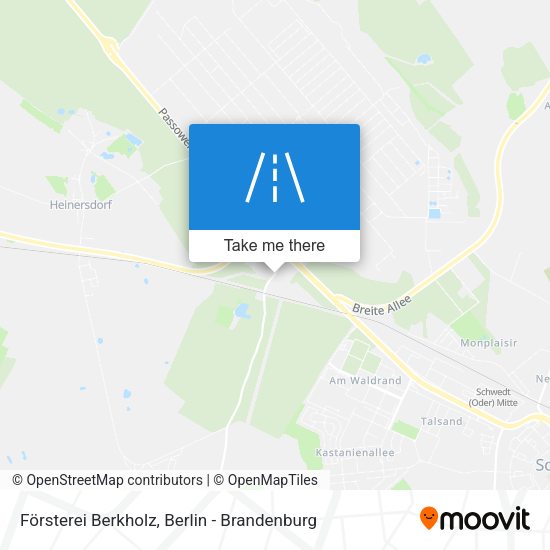 Försterei Berkholz map