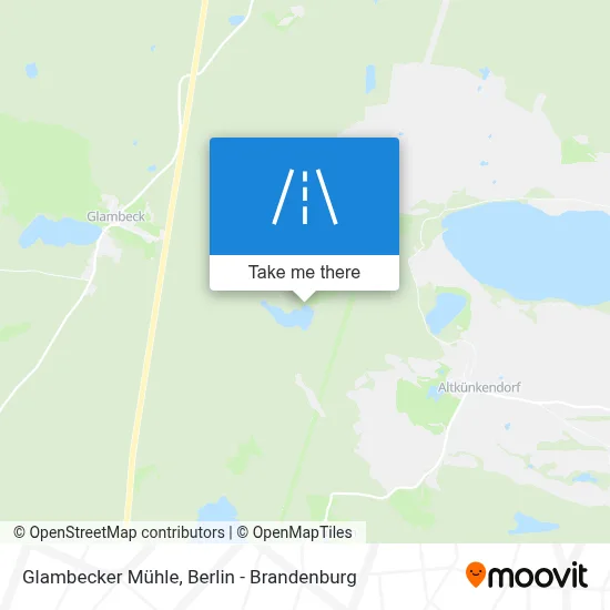 Glambecker Mühle map