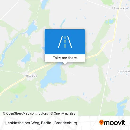 Карта Henkinshainer Weg