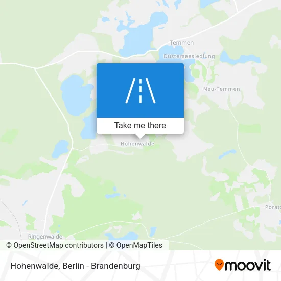 Карта Hohenwalde