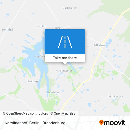 Karolinenhof map