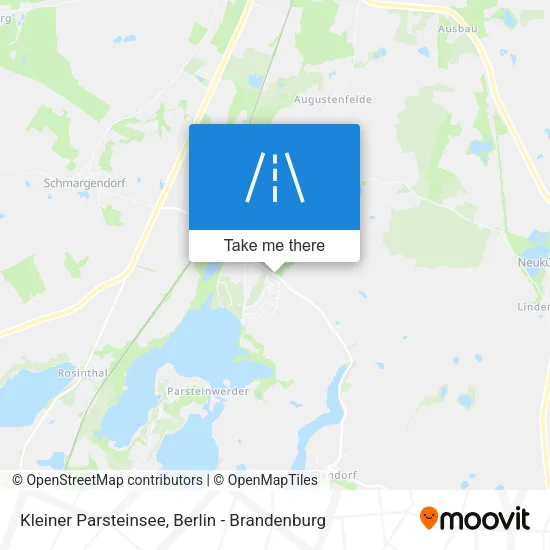 Kleiner Parsteinsee map