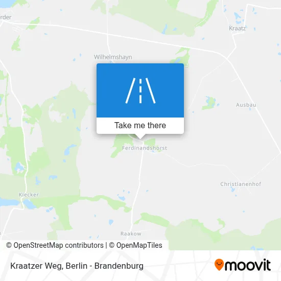 Kraatzer Weg map