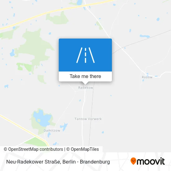 Карта Neu-Radekower Straße