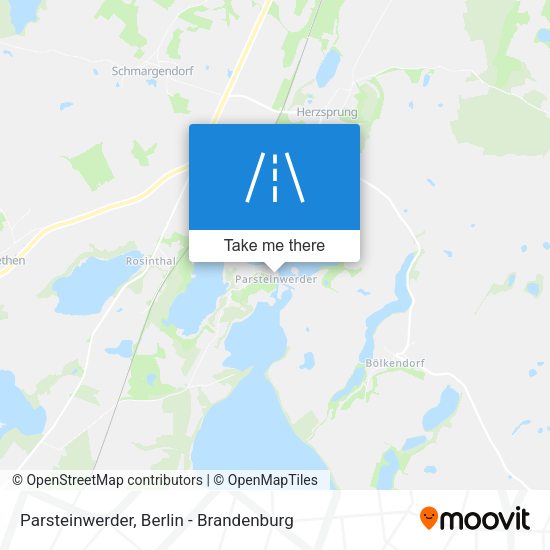 Parsteinwerder map