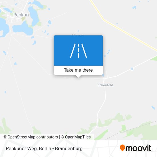 Penkuner Weg map
