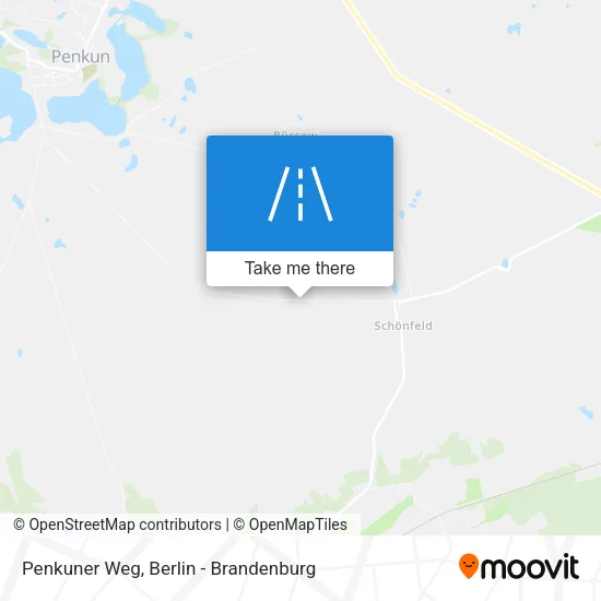Карта Penkuner Weg