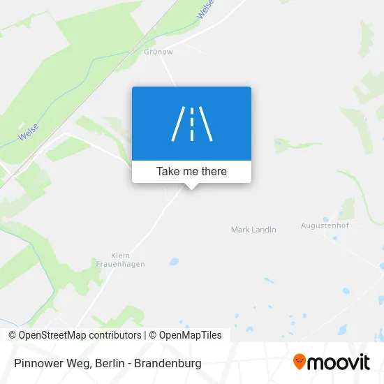 Pinnower Weg map