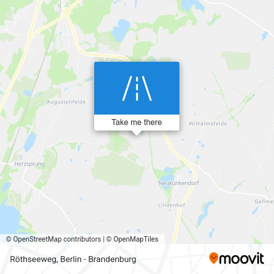 Röthseeweg map