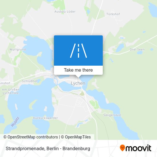Strandpromenade map