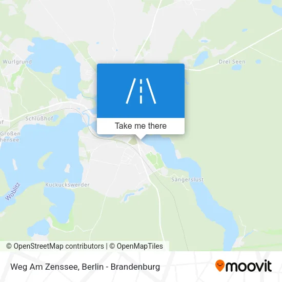 Карта Weg Am Zenssee