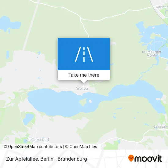 Zur Apfelallee map