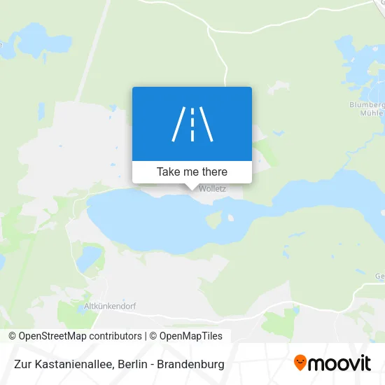 Карта Zur Kastanienallee