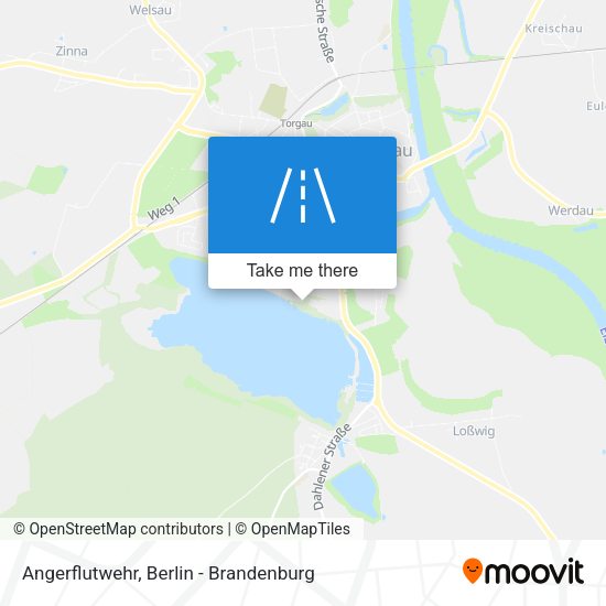 Angerflutwehr map