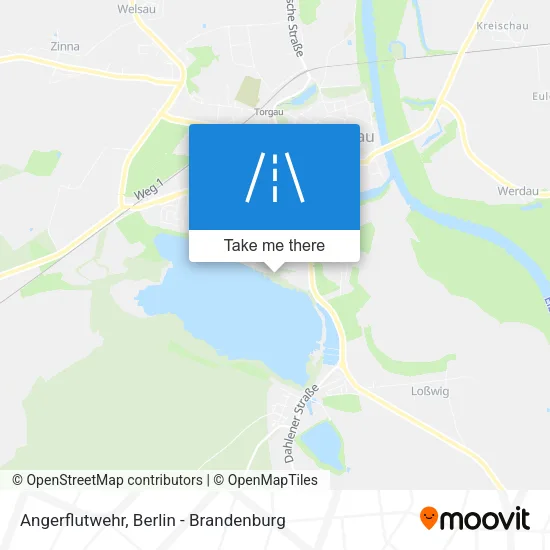 Карта Angerflutwehr