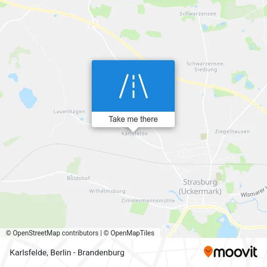 Карта Karlsfelde