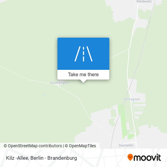 Kilz -Allee map