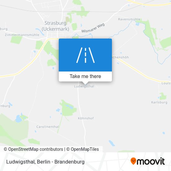 Ludwigsthal map