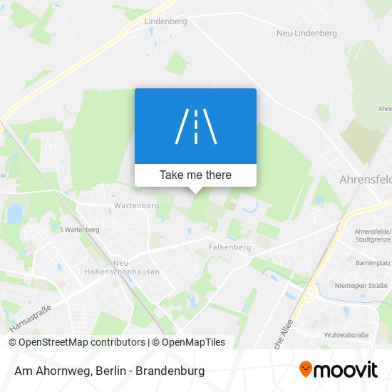 Am Ahornweg map