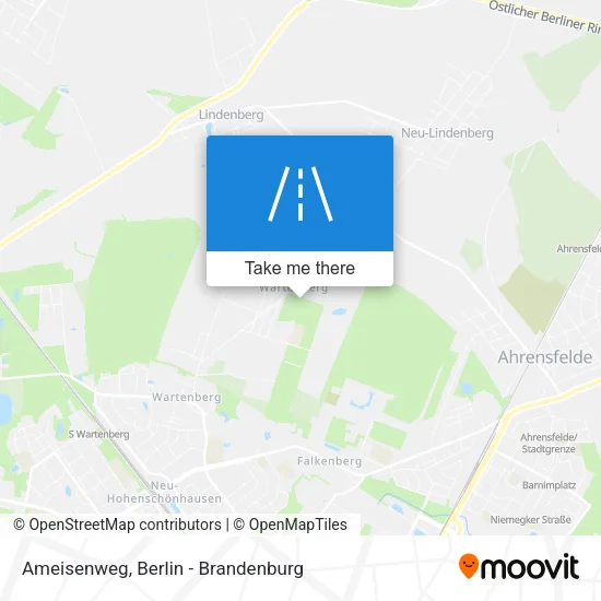 Карта Ameisenweg