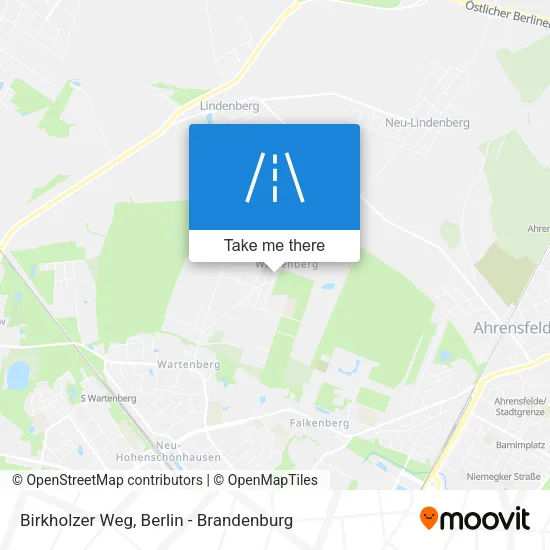 Карта Birkholzer Weg