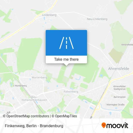 Карта Finkenweg