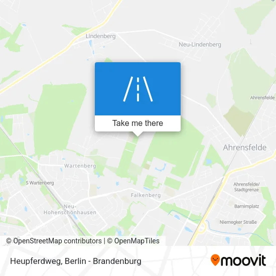 Карта Heupferdweg