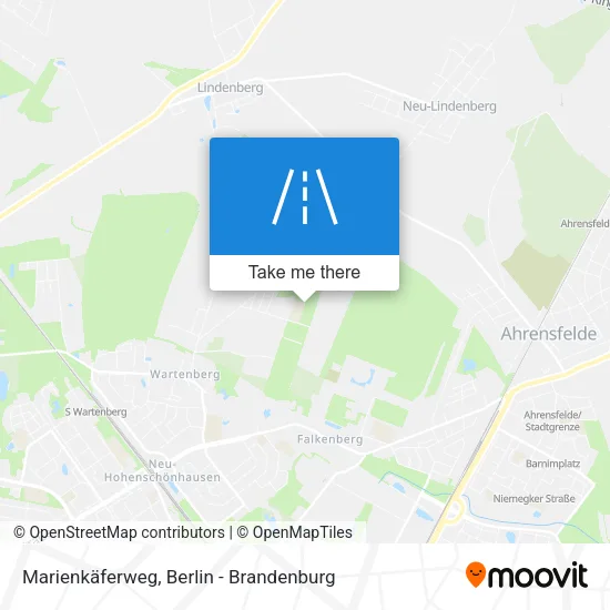 Карта Marienkäferweg