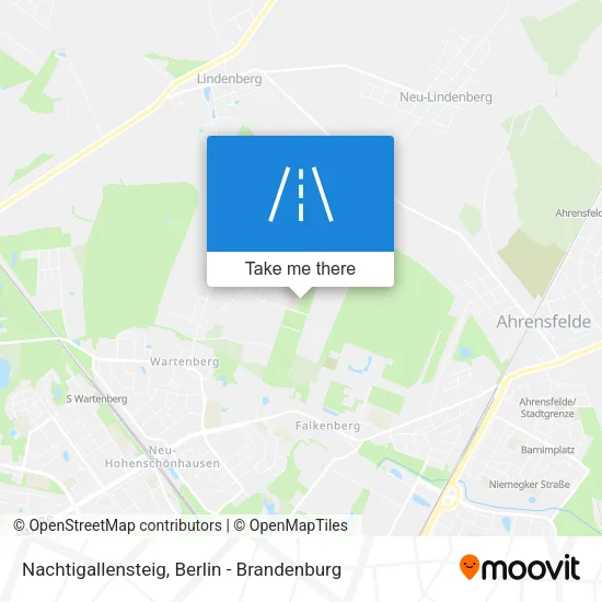 Карта Nachtigallensteig