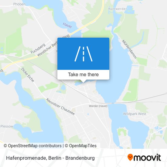 Hafenpromenade map